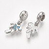 Alloy European Dangle Charms MPDL-S067-002P-2