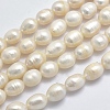 Natural Cultured Freshwater Pearl Beads Strands PEAR-F007-69-01-1