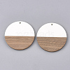 Resin & Walnut Wood Pendants RESI-S358-02A-01-2