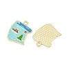 Alloy Enamel Pendants AL-CBA6AEB-09G-01-2