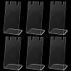 10Pcs L Shaped Acrylic Single Necklace Display Stands NDIS-SC0001-02A-1