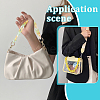 2Pcs 2 Styles Transparent Acrylic Curb Chain Bag Handles AJEW-PH0008-15-5