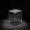 Transparent Plastic Minifigures Display Case ODIS-WH0043-25-3