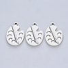 Tibetan Style Alloy Pendants X-TIBE-R316-001AS-RS-1