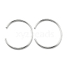 304 Stainless Steel Cuff Bangles for Women Men STAS-B082-08P-5