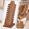Wooden Slant Back Necklace Display Board NDIS-WH0016-04B-01-4