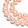 Natural Cultured Freshwater Pearl Beads Strands PEAR-N016-07B-01-4