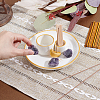 Porcelain Candle Holders AJEW-WH0481-303-3