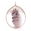 Natural Amethyst Big Pendants G-F702-02RG--B-2