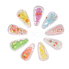 45Pcs 9 Colors Plastic with Resin and Polymer Clay Accessories RESI-CJ0001-175-1