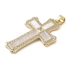 Brass Micro Pave Cubic Zirconia Pendants KK-I712-52G-01-2
