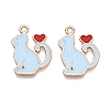 Alloy Enamel Pendants ENAM-T020-59D-1