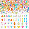  200Pcs 10 Styles Transparent Acrylic Beads TACR-TA0001-28-2