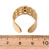 304 Stainless Steel Cable Chain Cuff Ring Components SA-CBA94B1-01G-01-3