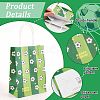 Olycraft 25Pcs 5 Colors Rectangle with Sport Good Pattern Paper Bags CARB-OC0001-01-4