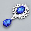 Alloy Flat Back Cabochons X-RB-S063-02S-2