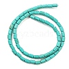 Synthetic Turquoise Beads Strands X-TURQ-G120-4x6mm-13-4