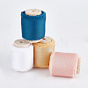 3 Rolls Polyester Satin Frayed Ribbon OCOR-DR0001-03A-3