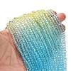 Transparent Painted Glass Beads Strands DGLA-A034-T4mm-A13-2