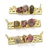 Natural Tourmaline Links Connectors G-P453-03G-A-RS-1