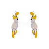 Acrylic Dangle Stud Earrings WGEFE58-02-1