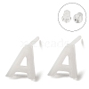 Hypoallergenic Bioceramics Zirconia Ceramic Stud Earrings EJEW-F340-04A-1