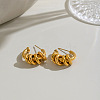 304 Stainless Steel Stud Earrings for Women JZ7724-1-4