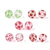 Transparent Frosted Acrylic Beads FACR-T008-03-M-1