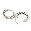 316 Surgical Stainless Steel Hoop Earrings EJEW-D096-11E-AS-2