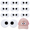 20Pcs Eyes Polyester Embroidery Iron on/Sew on Patches DIY-GA0010-06A-02-1