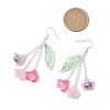 Acrylic Dangle Earrings EJEW-TA00600-3