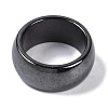 Magnetic Synthetic Hematite Finger Ring RJEW-A047-02D-2