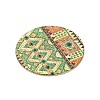 Geometric Alloy Sheet Printed Pendant Earrings Accessories PALLOY-E139-01G-09-2