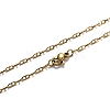 304 Stainless Steel Mariner Link Chain Necklaces X-NJEW-P226-03G-05-3