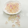 Glass Bead Caps LS-GLAA-WH0033-90E-1