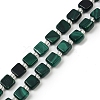 Natural Malachite Beads Strands G-L630-A01-7x7mm-2