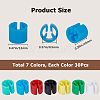Gorgecraft 210Pcs 7 Colors Plastic Garment Markers Color Tags KY-GF0001-36-2