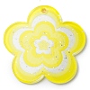 Acrylic Pendants with Glitter Powder MACR-Q160-01B-1