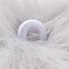 Handmade Faux Rabbit Fur Pom Pom Ball Covered Pendants WOVE-F020-A09-2