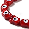 Handmade Evil Eye Lampwork Beads Strands LAMP-G154-02H-3