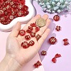 120Pcs 12 Styles Plating Acrylic Beads OACR-YW0004-26-5