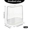 Transparent Plastic Minifigure Display Cases ODIS-WH0029-71-2