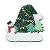 Christmas Theme Acrylic Pendants OACR-Q100-05D-1