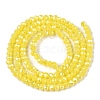 Electroplate Glass Beads Strands EGLA-A044-P1mm-B04-3