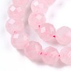 Natural Rose Quartz Beads Strands G-S345-8mm-34-4