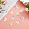 20Pcs 4 Colors Spray Painted Alloy Enamel Pendants FIND-SZ0005-76-2