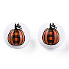 Halloween Theme Printed Natural Wood Beads WOOD-TAC0021-22A-4