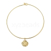 Brass Charm Bangles BJEW-Q350-07C-G-1