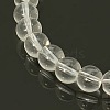Round Transparent Clear Glass Beads Strands X-GR8mm01Y-1
