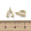 Brass Pendant Bails KK-C048-12G-3